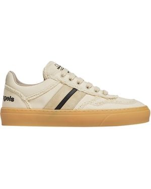 Moncler Genius Panelled Low-Top Trainers - Natural