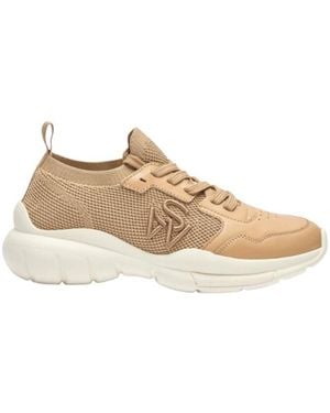 Stuart Weitzman Knit 5050 Trainers - Natural