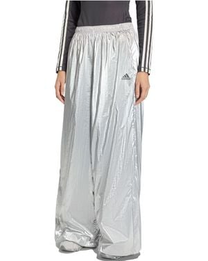 adidas Originals Wide Leg Track Pants - Gray