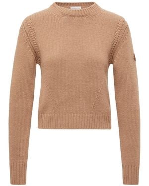 Moncler Wool Cashmere Sweater - White