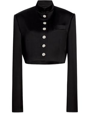 KHAITE Samuelson Button Jacket - Black