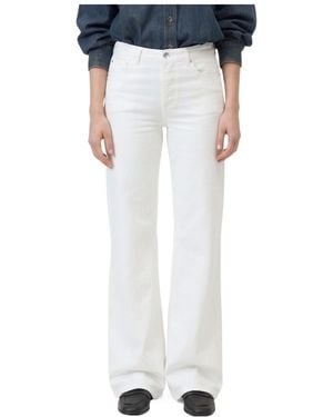 Closed Straight-Leg Casual Trousers - Blue