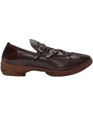 Kiko Kostadinov Sonia Buckled Loafers - Brown