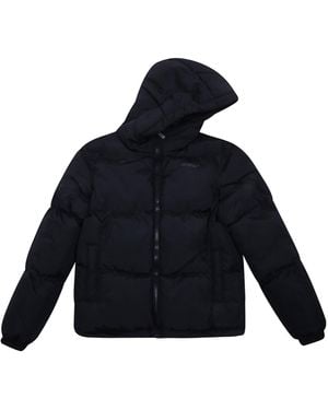 Off-White c/o Virgil Abloh Long-Sleeve Hooded Padded Jacket - Blue