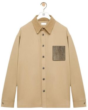 Loewe Contrast Patch Jacket - Natural