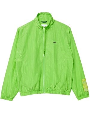 Lacoste Cropped Tracksuit Jacket - Green