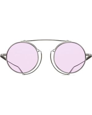 Matsuda Round-Frame Sunglasses - Pink