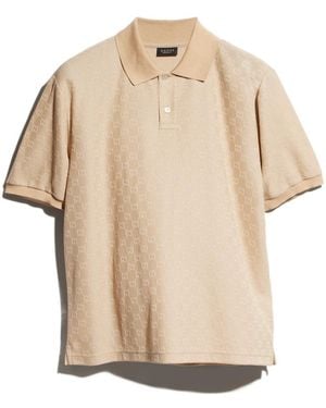 Gucci Gg Jersey Polo Shirt - Natural