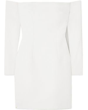 Emilia Wickstead Elegant Off-The-Shoulder Dress - White