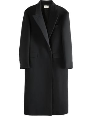 The Row Nevena Long Coat - Black