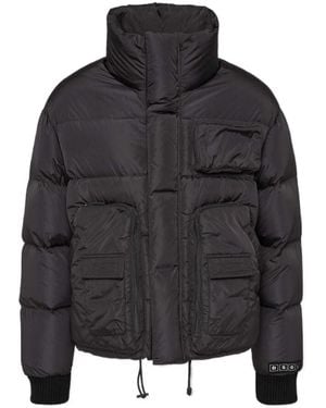 DSquared² High-Neck Quilted Puffer Jacket - Black
