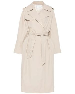 Frankie Shop Riva Oversized Trench Coat - Natural