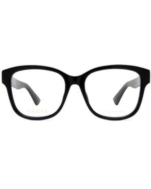 Gucci Eyewear Rectangle Frame Glasses - White