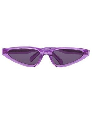 Celine Logo Sunglasses - Purple