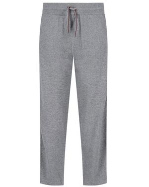 Loro Piana Drawstring Knitted Trousers - Grey