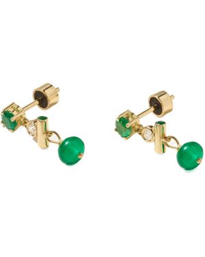 Ileana Makri 18-Karat Multi-Stone Earrings - White