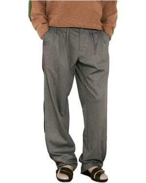 Kiko Kostadinov Ugo Side Satin Trousers - Grey