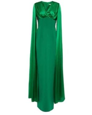 Safiyaa Crepe Dress - Green