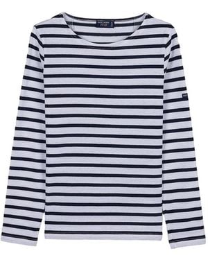 Saint James Striped T-Shirt - Blue