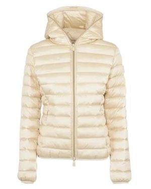 Save The Duck Hooded Puffer Jacket - Natural