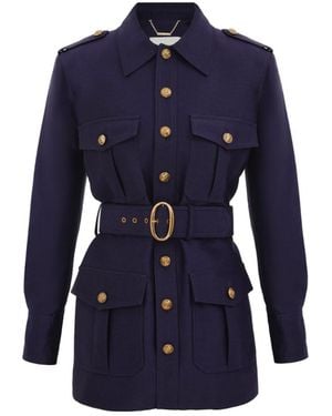 Zimmermann Hypnotic Utility Jacket - Blue