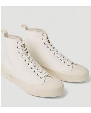 【JIL SANDER】 High Top Sneakers 関税/送料込 関税/送料込【Jil Sander】 High-Top Canvas Sneakers 靴