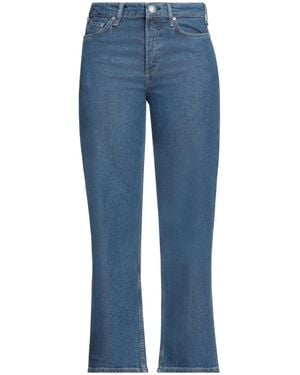 Rag & Bone Medium Straight Leg Jeans - Blue