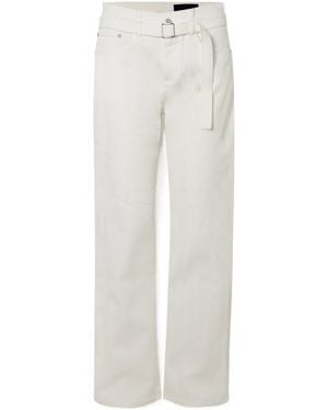 Proenza Schouler Ellsworth Drawstring Jeans - White