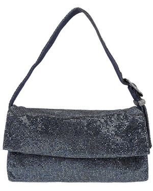 Benedetta Bruzziches Vitty La Grande Embellished Shoulder Bag - Blue