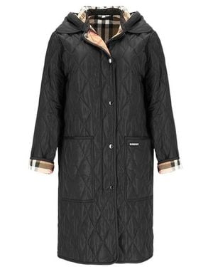 Burberry Quilted Coat - Black