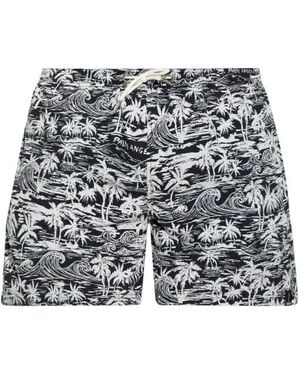 Palm Angels Patterned Swim Trunks - Multicolour
