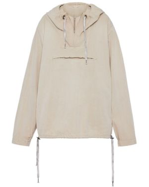 Maison Margiela Cotton Caban - Natural