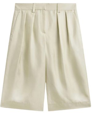 Frankie Shop Pleated Shorts - Natural
