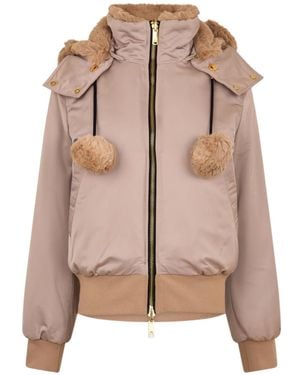 Moose Knuckles Hooded Casual Jacket - Pink