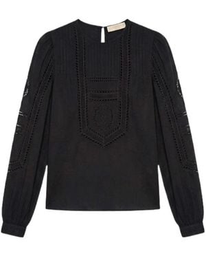 Ulla Johnson Long-Sleeved Top - Black