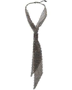 Brunello Cucinelli Sterling Tie - White