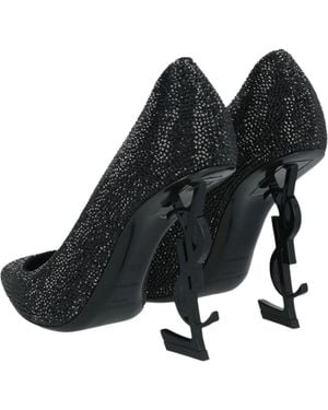 Saint Laurent Bright-Colored High Heels - Black