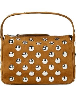 KHAITE Elena Zipped Small Tote Bag - Brown