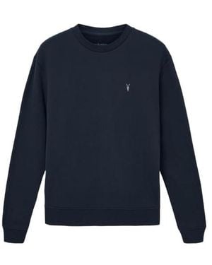 AllSaints Asher Logo Sweatshirt - Blue