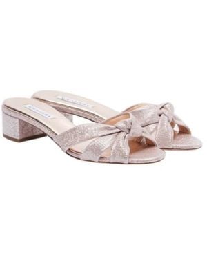 Aquazzura Shiny Sandals - Pink
