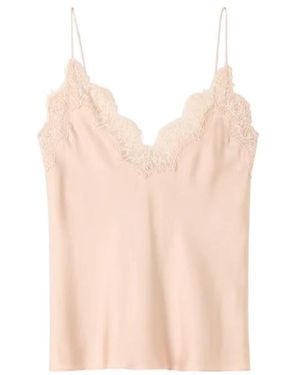Rohe Lace Detailed Top - Pink