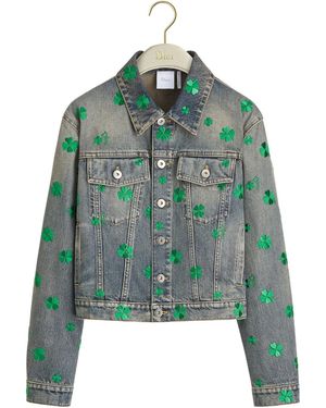 Dior Embroidered Jacket - Green