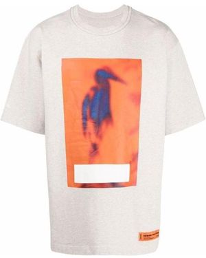 Heron Preston Censored Cotton T-Shirt - White