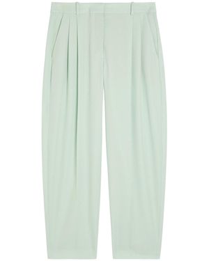 Stella McCartney Front Pleat Casual Pants - Green
