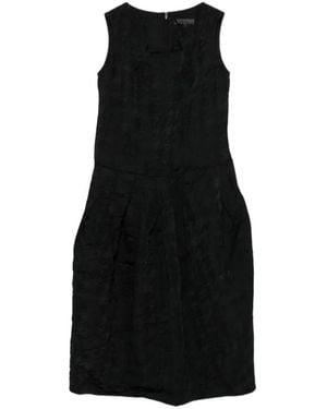 Comme des Garçons Jacquard Midi Dress - Black