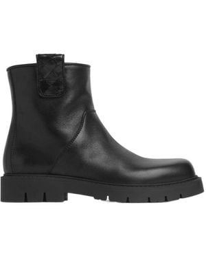 Bottega Veneta Haddock Ankle Boots - Black