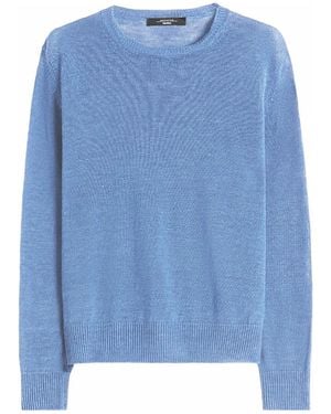 Weekend by Maxmara Fine-Knit Jumper - Blue