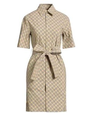 Burberry Shirt Dress - Natural