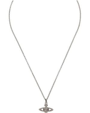 Vivienne Westwood Logo Necklace - Metallic