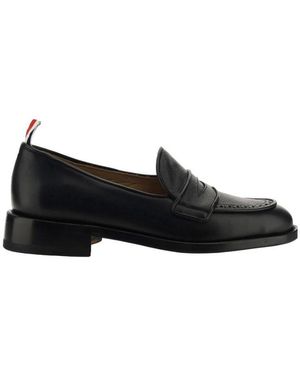 Thom Browne Penny Slip-On Loafers - Black